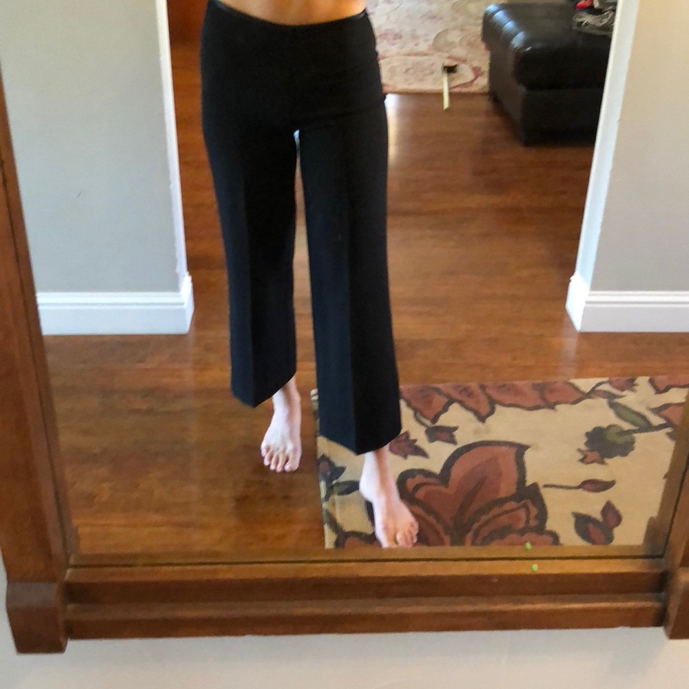 Flowy cropped palazzo pants